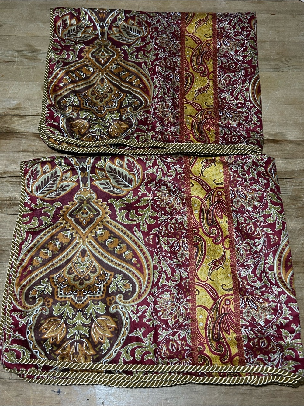 Lillian Anderson Ornate Paisley Pillow Shams